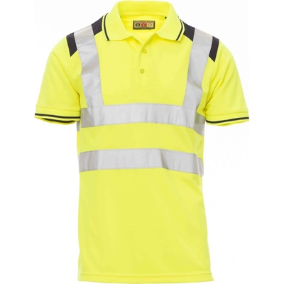 Payper GUARD+ Reflexná polokošeľa žltá/tmavomodrá 3XL