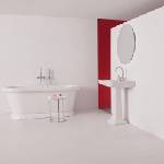 Ideal Standard Atelier Joy Neo смесител за вана с двоен контрол, хром, с душ комплект (BD163AA)