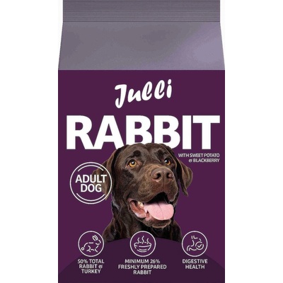 Julli Dog Grain Free Adult rich in fresh Rabbit & Potato 12 kg