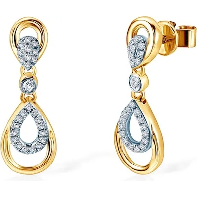 SAVICKI обеци: злато. диаманти