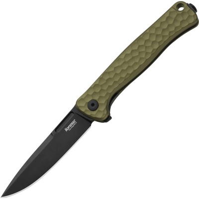 Lion Steel EMMET Integral Solid GREEN Aluminum, MagnaCut, OLD BLACK, Hammertone EM01A GB