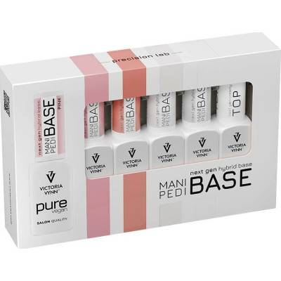 VICTORIA VYNN Sada 5ks MANI PEDI BASE + PURE CREAMY HYBRID Top