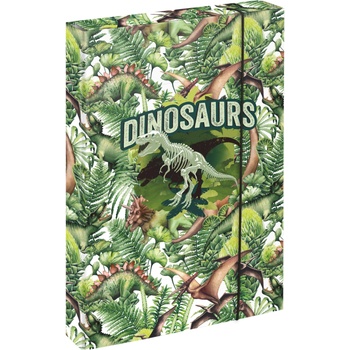 Baagl Зелена училищна тетрадка A4 Baagl Jumbo Dinosaur BAAGL | Zelen | Момчешки | ONE SIZE