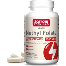 Jarrow Methyl Folate Aktivní forma kyseliny listové 1000mcg 100 rostlinných kapslí