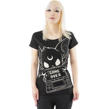 HEARTLESS дамска тениска heartless - game over - ЧЕРНА - poi1448