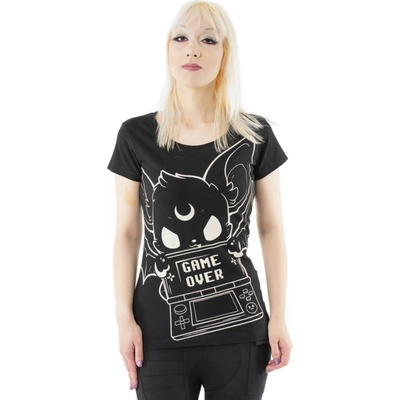 HEARTLESS дамска тениска heartless - game over - ЧЕРНА - poi1448