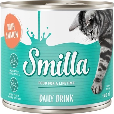Smilla Drink pro kočky s lososem 6 x 140 ml