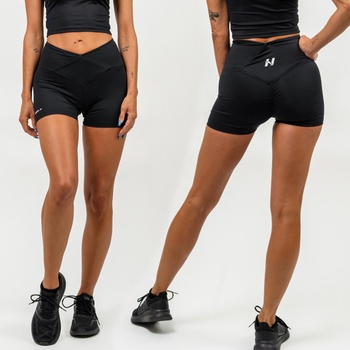 Nebbia Elite Essentials Leginové šortky s vysokým pasem Agile 475 Black Černá