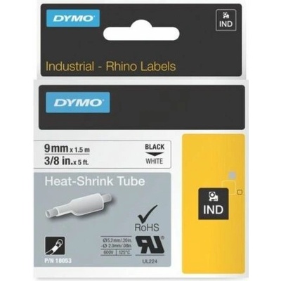 Dymo D1 9 mm černá bílá