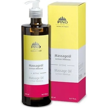 PINO Ароматно масажно масло, Хибискус и лимон, 500 мл