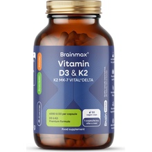 BrainMax Vitamin D3 & K2 50 kapsúl