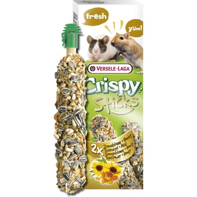 Versele-Laga tyčinky Crispy slunečnice med pro pískomily a myši 110 g