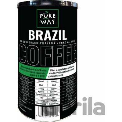Pure Way Brazília odrodová v darčekovej tube zrnková 350 g