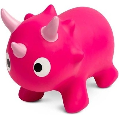 Skákacie Dino s pumpičkou pink Toyz