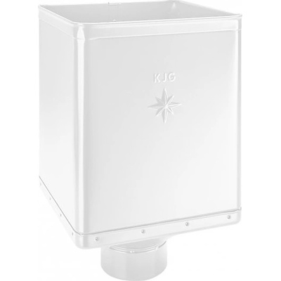 KJG Kotlík žlabový sběrný Design 120 mm šedo bílý