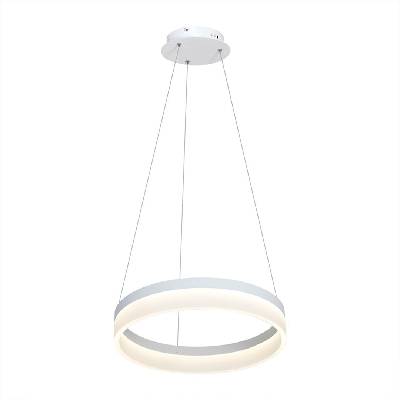 EUlight by MILAGRO Závěsné LED svítidlo Ring, 1x LED 24w, 4000k, w