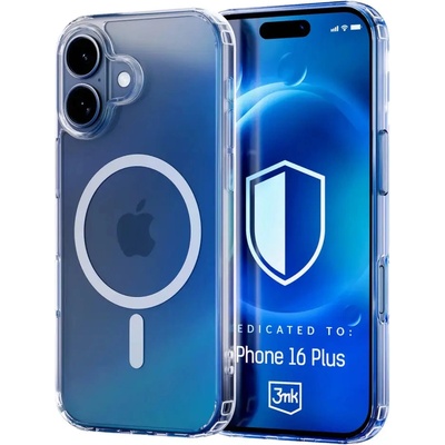 3mk Protection 3mk MagCase с MagSafe за iPhone 16 Plus - прозрачен (5903108585224)