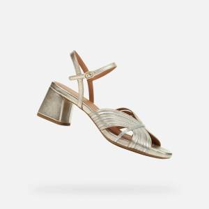 Geox Сребристи дамски сандали Geox Genziana Mid Geox | Srebaren | ЖЕНИ | 38