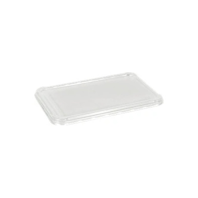 ECOFOL Plastové víčko PET hranaté pro misky 275x175 mm 1600/2000/2400 ml transparentní krt/175 ks