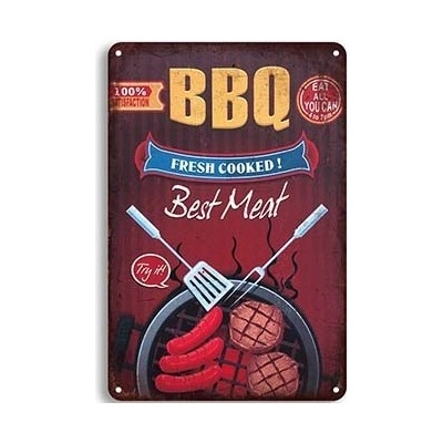 Ceduľa BBQ Best Meat