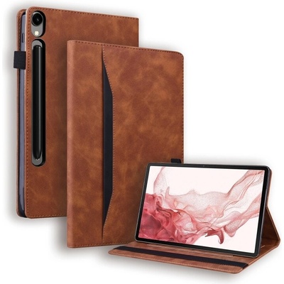Vsetkonamobil 124574 FLATY Zaklápacie puzdro pre Samsung Galaxy Tab S10 Ultra Tab S11 Ultra hnedé