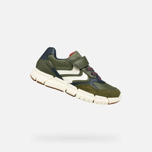 GEOX Khaki детски тенис обувки Geox Flexyper Geox | Zelen | Момчешки | 39