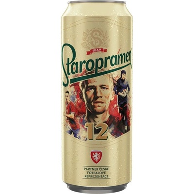 STAROPRAMEN 12 ležák 0,5 l (plech)