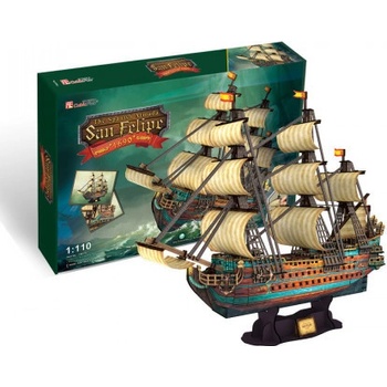 CubicFun 3D puzzle Loď The Spanish Armada San Felipe 248 ks