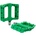Nukeproof Neutron EVO (Electron EVO) Flat Pedals - Green