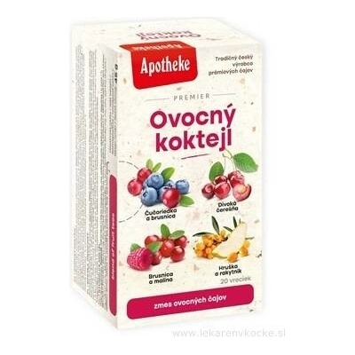 APOTHEKE Premier Ovocný koktejl směs čajů 5 x 4 sáčků