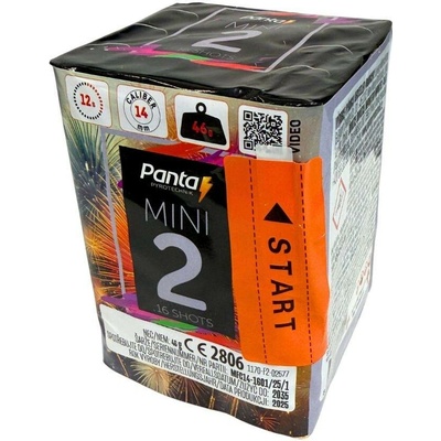 Kompaktní ohňostroj MINI2 16 ran 14 mm