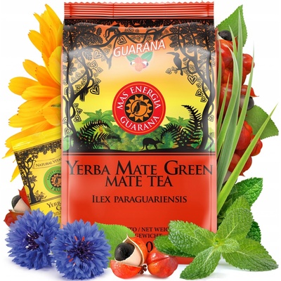Maté Green Yerba Mate Mas energia Guarana 1000 g