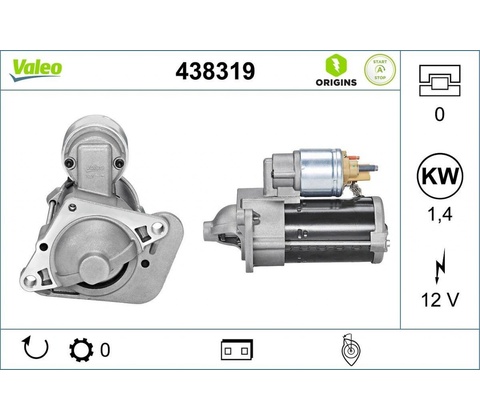 Štartér VALEO 438319