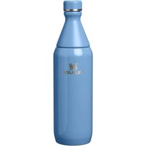 STANLEY Синя термо бутилка от неръждаема стомана 600 ml All Day Slim Bottle Blue Sky Gloss - Stanley (100000118651)