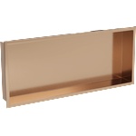 Mexen X-Wall-R вградена полица с яка 75 x 30 см, четкана мед - 19C0753010 (19C0753010)