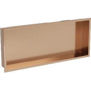 Mexen X-Wall-R вградена полица с яка 75 x 30 см, четкана мед - 19C0753010 (19C0753010)