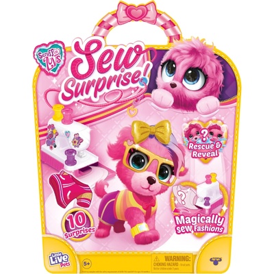 Moose Plus Scruff-a-luvs Sew Wow Pink (30385)