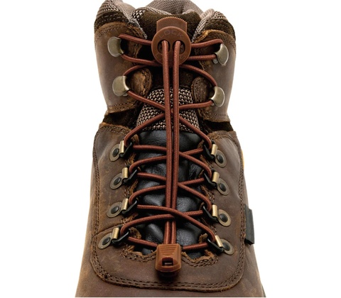 Lock Laces tmavo hnedé