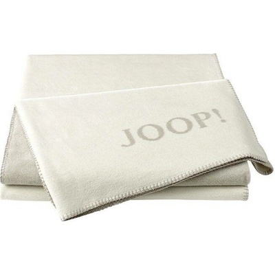 Biederlack JOOP! Uni Doubleface Ecru-Feder pléd 150x200