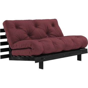Karup Design Разтегателен диван в цвят бордо 140 cm Roots Black Night - Karup Design (123402710140)
