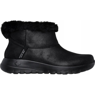 Skechers čierne zateplené textilné