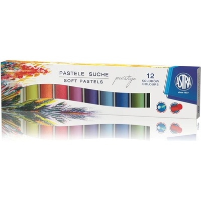 Astra Астра Престиж сухи пастели с кръгла форма 12 цвята (as323117001)