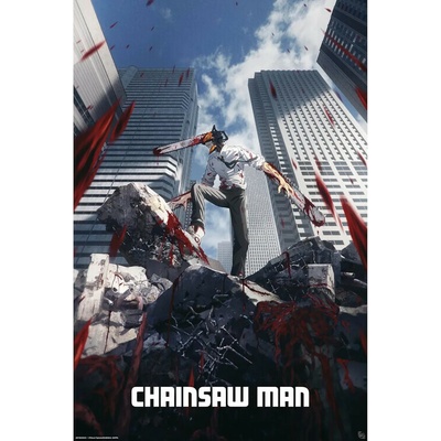 Plagát, Obraz - Chainsaw Men - Key Visual, 61 × 91.5 cm