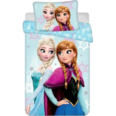 Jerry Fabrics disney obliečky do postieľky frozen light blue 100 x 135 cm 40 x 60 cm