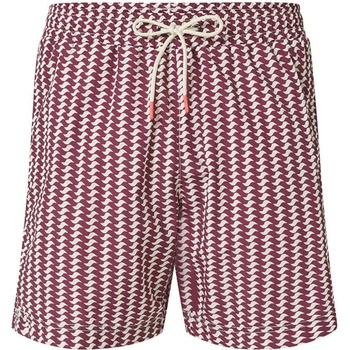 ECOALF Бански гащета Ecoalf Bequia swimming shorts - Pink (Red Geometric Print)