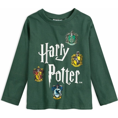 Chlapčenské tričko Harry Potter Slizolin zelené