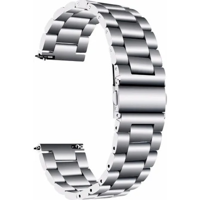 Метална верижка Ka Digital 22mm за Huawei Watch 3/GT/GT2/GT2 Pro , Smasung Galaxy Watch 3, Samsung Gear 3 Frontier, Сребриста (MV-S)