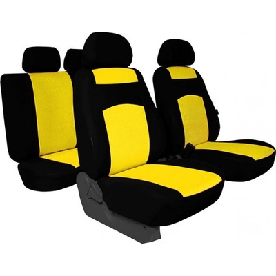 Autopoťah Pok-ter Classic plus žlto-čierne frote-textil