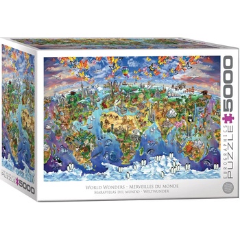 EUROGRAPHICS - Puzzle World Wonders - 5 000 piese