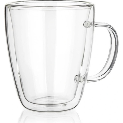 DOBLO Hrnek dvoustěnný skleněný 300 ml